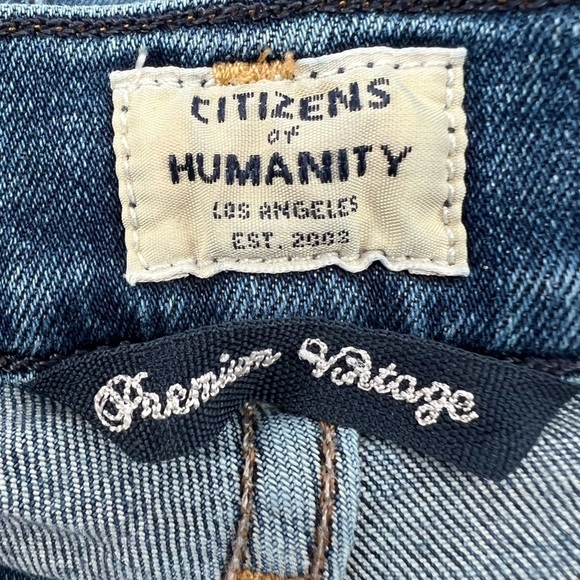 Citizens Of Humanity Rocket High Rise Skinny Distressed Jeans Size 29 Junior's - Picture 2 of 7